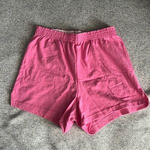 Soffe pink shorts / cheer shorts / sleep shorts